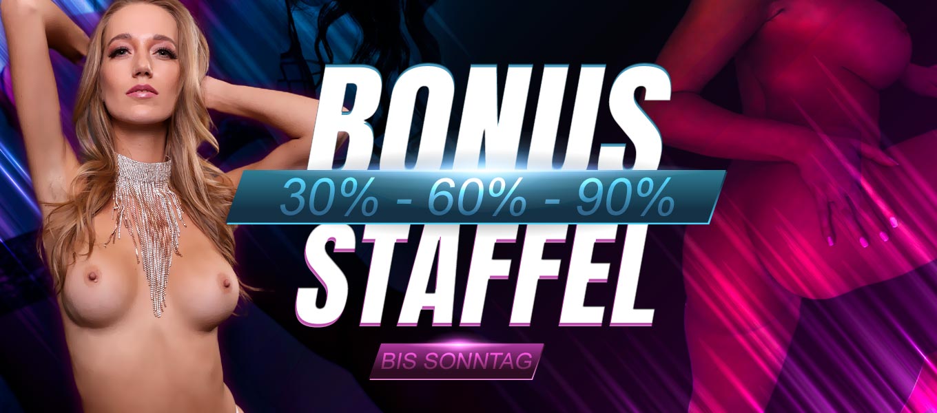 Bonus-Staffel! 30% - 60% 90% Extra-Coins